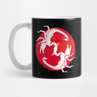 Tribal Scorpion Letter S Mug